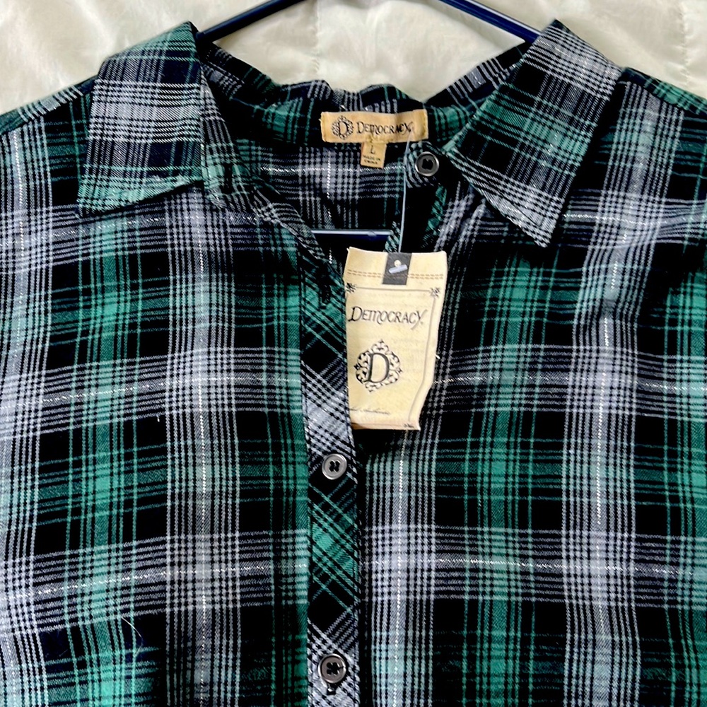 Velvet Back Buttondown by Democracy
